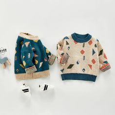 Dress your little one in trendy style with our Geometric Pattern Sweater! This cozy sweater features a modern geometric design that adds a touch of sophistication to their wardrobe. Made from soft and breathable fabric, it ensures comfort and warmth for cooler days. Material: Cotton. Color: Green, Apricot. Sweater Autumn, Cheap Sweaters, Spring Girl, Knitting Wool, Boys Sweaters, Cotton Pullover, Knitting Girls, Knitting For Kids, Pattern Sweater