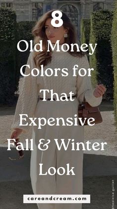 Winter Fashion Essentials, Winter Outfit Color Palette, Old Money High School Outfits, Old Money Color Combination, Elegant Winter Fashion, Winter Country Club Outfit, Old Money Winter Capsule Wardrobe, Old Money Winter Outfit Women, Money Color Palette