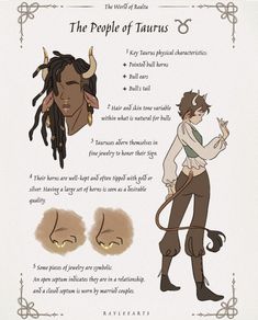 the people of taurus info sheet