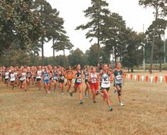 a group of people that are running in a race with a butterfly shaped kite above them