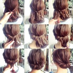 インスタグラムで大人気！yuudaiの簡単ゆるふわアレンジヘア11選♡ - Locari（ロカリ） Hair Arrange, Short Hair Tutorial, Short Hair Updo, Shoulder Length Hair, Trendy Hairstyles