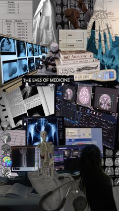 a collage of medical images with the caption'the eyes of medicine '