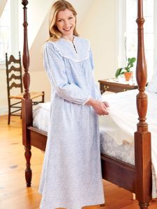 Lanz Vintage Floral Flannel Nightgown Nightgown Pattern, Flannel Nightgown, Sleepwear For Women, Vermont Country Store, Eileen West, Amazing Dresses, Cotton Nightgown, Gown Pattern, Cotton Sleepwear