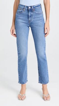 Levi's Ribcage Wide Leg Jeans | Shopbop Levi's Slim Fit Denim Jeans, Levi's High Rise Slim Fit Jeans, Levi's Stretch Denim Jeans, Levi's Slim Fit Denim Bottoms, Levi's Mid-rise Cotton Jeans, Fitted Dark Wash Cropped Cotton Jeans, Levi's Slim Denim Bottoms, Levi's Straight Fit Cotton Jeans, Fitted Light Wash Cropped Cotton Jeans