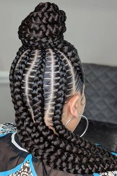 Updo Hairstyles for Black Women African Braided Hairstyles, Large Braids, Box Braids Pictures, Latest Braided Hairstyles, Hair Recipes, Feed Ins, Small Box Braids, Pretty Braids, Woman Hairstyles