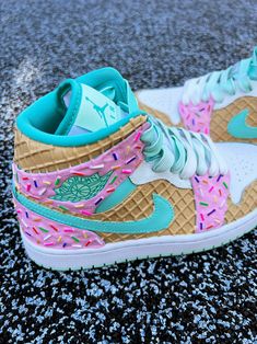 Strawberry Mint Ice Cream Jays - Shoe Bakery Shoe Bakery, Nike Products, Mint Ice Cream, Strawberry Mint, Estilo Indie