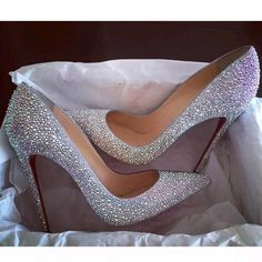 Crystal Wedding Shoes, Wedding High Heels, Formal Heels, Heels Aesthetic, Shoes Heels Classy, High Heels Boots, Wedding Shoes Heels, Heels Classy, Fancy Shoes