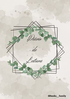 a book cover with green leaves on it and the title written in spanish, which is surrounded