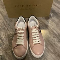 Good Conditions Burberry Low Top Sneakers Size 35.5 Came With Burberry Boxes Shoes Burberry Pink, Burberry Shoes, Low Top Sneakers, Womens Shoes Sneakers, Low Top, Top Sneakers, Burberry, Shoes Sneakers, Women Shoes