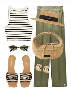 Stylish Summer Outfits, Casual Chic Outfit, Pinterest Fashion, Looks Chic, Spring Summer Outfits, Outfits Casuales, Primavera Estate, Holiday Outfits, Classy Outfits