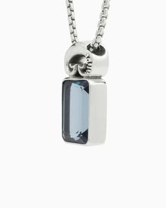 The Statement Stone Pendant features a bold petroglyph replica at the top of the faceted rectangular London blue topaz stone. This piece may be simplistic in design, but you can't deny that bold sparkle! Wear this piece alone and make a statement. Pair with your favorite chain, sold separately. Metal: Sterling silver Stone: London blue topaz Dimensions: 32mm x 15mm Style #: P167Lb Blue Topaz Stone, Topaz Stone, London Blue Topaz, London Blue, Stone Pendant, In Design, Stone Pendants, Blue Topaz, Topaz