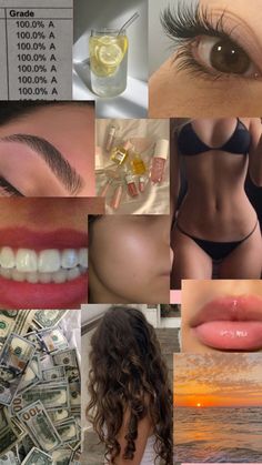 Visionboard Aesthetic, Smink Inspiration, Life Vision Board, Vision Board Inspiration