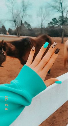 Summer Gel Extension Nails, Spring Edgy Nails, Boho Western Nails, Western Nails