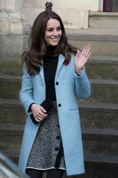 the duke and duchess wave as they leave st paul's cathedral on christmas day