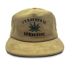 'GARDENING' CORDUROY HAT
– PARANOID Corduroy Hat, Mad Hatter, Baseball Hats, Hats