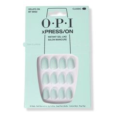 xPRESS/On Short Solid Color Press On Nails -  As the #1 nail salon brand with the highest quality shades, artistry, and innovation, OPI is pressing consumers up in iconic OPI shades, innovative effects, and nail art as a means of self expression on the go. These xPRESS/ON Short reusable press-on nails can be worn for 14 continuous days.    Features     14 days of seriously head-turning wear Reusable press-on nails so you can press again and again and again Sustainability on point! Tips and packa Natural Nail Tips, How To Remove Glue, Nails Opi, Nail Effects, Pedicure Set, On My Mind, Artificial Nails, Nail Kit, Ulta Beauty