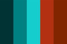 the color palette is red, green and blue with some brown in it's center