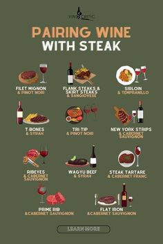 pairing wine with steak is an easy way to get the taste right out of your mouth