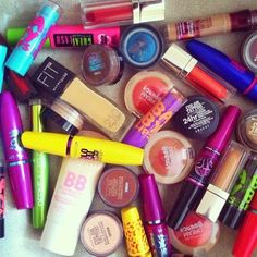 maybelline.. Baby Lips, Beauty Products Drugstore, Maybelline New York, Kiss Makeup, I Love Makeup, Drugstore Makeup, Makeup Goals, Without Makeup, Makeup Storage