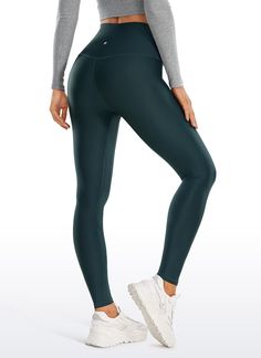 Keep moving in the cold with the Fleece Lined Collection Leggings. These leggings are soft, and the fleece lining interior & smooth, fast-drying exterior can retain body heat and keep warm in chill days. Side pockets for your essentials. Feature & Fitting: 
 Thermal Fleece Lined collection 
 Design for Multiple 
 High Waist, 28 inches 
 Built-in Rubber Waistband 
 Hidden Pocket 
 Fabric: 
 Thermal fleece lined, ideal for winter 
 Slick finish, brick the wind and keep you warm 
 4-Way str Fleece Lined Leggings, Crz Yoga, Lined Leggings, Fleece Leggings, Collection Design, Athleisure Wear, Hidden Pocket, Athletic Leggings, Keep Moving