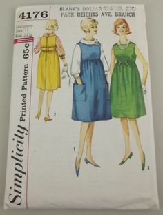 the sewing pattern for this dress is very easy to sew