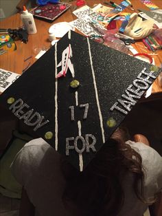 a black graduation cap with the words ready for it's time written on it