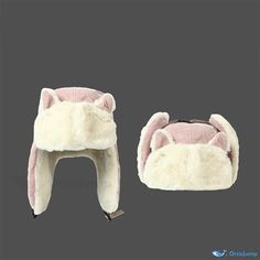 OrcaJump - Feline-Inspired Plush Hat - Delightful Ear Design - Endless Style Possibilities Casual Cat Ears Winter Hats, Casual Cat Ear Hat One Size, Cute Cat Ears Hat, Winter Cat Ears Hat With Ears Detail, Warm Cat Ears Hat, One Size Fits Most, Feline, Hats, Pink, Design