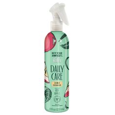 Go for less ouch and more wow with Not Your Mother's Kids Daily Care 3-in-1 Detangler Spray. This multi-tasking hair spray for kids effortlessly and instantly detangles hair, conditions hair, and tames hair frizz for silkier, smoother, and happier hair. For all hair types, this dermatologist-tested, tear-free hair detangler for kids is made with 98% naturally derived ingredients, offering a gentle experience that delivers real results. To use, shake the bottle well. Then, spray evenly onto damp Detangler Spray, Hair Frizz, Happy Hair, Hair Detangler, Hair Spray, Dye Free, Real Results, Silky Hair, Multi Tasking