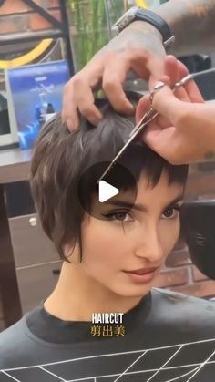 Easy Style Short Haircut, Womens Short Haircut With Bangs, Long Pixie Short Bangs, Low Maintenance Long Pixie Haircut, Bobs With Short Bangs, Short Hair And Short Bangs, Short Pixie Bob With Bangs, Different Short Haircuts For Women, Short Textured Bangs