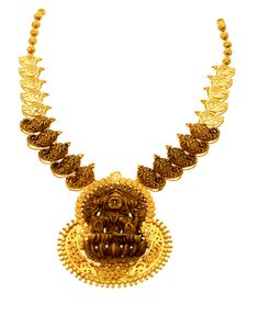 22K Gold Lakshmi Kasu with Mango Necklace (Temple Jewellery) - 2 Tone - Has bright gold polish and antique polish - 1-PM-GN113 - in 35.600 Grams for USD $2858.55. 
Made in India by Totaram Jewelers Online this product is in Gold - 22 Karat BIS Hallmark 916 KDM Gold  & is an excellent gift for Adult - Women. Ships fully insured with secured guaranteed delivery for free with your order over $250 from New Jersey USA & comes with 30 days exchange policy. Festive 22k Gold Temple Necklace Luxury, Luxury 22k Gold Hallmarked Temple Necklace, Luxury Gold Temple Necklace Gift, Mango Necklace, Bright Gold, Temple Jewellery, Gold Polish, Gifts For Adults, 22k Gold