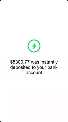 the text reads, $ 8, 800 777 was instantly deposited to your bank account