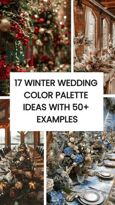 winter wedding color palette ideas with 50 examples