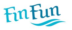 the logo for finfun is shown here