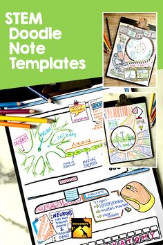 Explore the exciting world of STEM education with these engaging, fun and interactive Doodle Note Templates – Math Giraffe Shop! These templates will not only help your class learn STEM skills and boost their confidence, but will also ignite their creativity. Don't miss out on this fantastic educational resource to make learning enjoyable for your students! Pre Algebra, Stem Learning