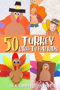 turkey crafts for kids that are easy to make