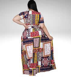 This is a lovely multi-colored brand new two piece set. The top is a short sleeve wrap around blouse, and the bottom is a beautiful maxi skirt. The skirt is long in length and has side pockets. Very comfortable! Available in plus sizes 1X - 3X. 1x 14-16 2x 18-20 3x 22-24 This item ships immediately to US addresses! Fitted Multicolor Short Sleeve Set, Multicolor Fitted Short Sleeve Sets, Casual Dresses Matching Set With Short Sleeves, Short Sleeve Dresses With Mixed Print, Wrap Around Blouse, Maxi Skirt Set, Pre Black Friday, Two Piece Set, Two Piece Sets