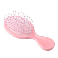 Item Function: 1. Hair comb for a daily hair care. This comb works great as a women and mens styling, travel or pocket comb for both hair. 2. Protect for your mane from the damage caused by detangling and styling with this hair brush. 3. The healthy way to brush hair allows you to brush with less force so you can damage your hair less. Use regularly to add luminous shine to dull hair. Your hair and scalp will be healthier. 4. Please Note: Please allow 1-3mm measuring deviation due to manual meas Pocket Hair Brush, Pink Hair Brush Aesthetic, Detangle Curly Hair, Straight Wavy Hair, Pocket Comb, Beekeeping Tools, Pink Crafts, Tools For Women, Barbecue Tools