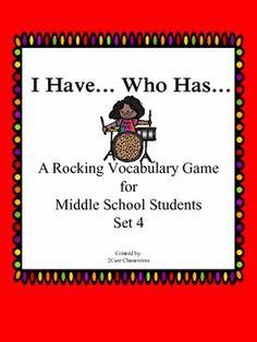 i have who has a rockin'vocal library game for middle school students set 4