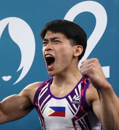 Carlos Yulo wins Olympic gold in gymnastics, becoming the first Filipino gymnast to reach the podium and a beacon of national pride. Carlos Yulo Gymnast, Olympic Podium, Floor Exercise, Paris Olympics, Artistic Gymnastics, Sports Hero, Make You Believe, Floor Workouts, Pixar Movies