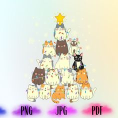 Cat Png, Meowy Christmas, Christmas Fairy, Cat Christmas, Christmas Cat, Snow Queen, Christmas Illustration