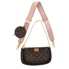 Louis Vuitton Multy Pochette Accessory Shoulder Bag Monogram Brown Height: Approx. 18.5cm Width: Approx. 22cm Thickness: Approx. 4.5cm Shoulder Strap: Approx. 127cm Bags Louis Vuitton, Louis Vuitton Bags, Lv Bag, Brown Color, Louis Vuitton Bag, Shoulder Strap, Bag Lady, Louis Vuitton, Monogram