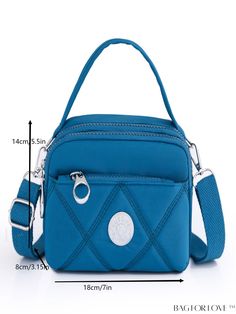 BagForLove - Versatile Waterproof Nylon Messenger Bag for Stylish Shopping | Lightweight & Trendy Ladies Handbag Product Description Color Blue Magnetic No Type Square Bag Strap Type Adjustable Pattern Type Geometric Style Funky Closure Type Zipper Features Multi-compartment Composition 100% Polyamide Care Instructions Do not wash Material Polyamide Details Pictures Similar Products h2 { text-align: center; } /* æ¢è¡ */ li{ white-space: normal; word-break: break-all; word-wrap: break-word; } .red-box { width: 100%; display: flex; flex-direction: row; flex-wrap: wrap; justify-content: center; } .red-box > div { width: 190px; height: 250px; margin: 10px; } .red-box > div > a > img { width: 190px; height: 250px; } .size-box { width: 100%; margin: auto; white-space: nowrap; } .table { border Waterproof Nylon Bags, Functional Waterproof Shoulder Bag, Waterproof Blue Shoulder Bag For Outdoor Activities, Waterproof Blue Shoulder Bag For Everyday Use, Nylon Mobile Phone Bag, Casual Blue Waterproof Bags, Trendy Blue Shoulder Bag For Outdoor, Trendy Blue Outdoor Bags, Multifunctional Blue Shoulder Bag With Cell Phone Pocket