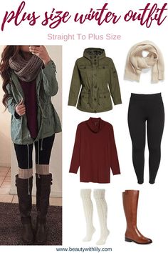 Plus Size Herbst, Outfits And Accessories, Cooler Style, Plus Size Winter, Outfit Jeans, Cute Winter Outfits, Popular Outfits, Plus Size Fashion For Women