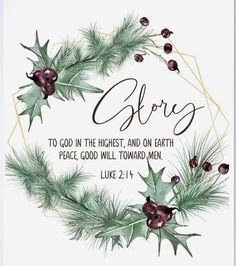 Christmas Bible Verses, Christmas Bible, Luke 2, Christian Decor, Bible Verses, Christmas Cards, Bible, Christmas, Art