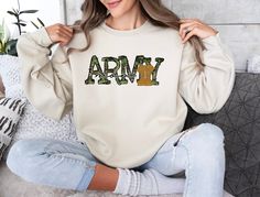 Army Mom Sweatshirt, Army Family Day Shirt, Army Family Shirt, Army Boot Camp Graduation Shirt, Mothers Day Gift, Christmas Gift For Mom Hi!  Welcome. It's great to see you here! ☺️ Our shirts are clean, high quality and soft. It is prepared quickly by our boutique.  Ironing and shipped.  Enjoy your shopping! It is a pleasure for us to help you with your questions and you can reach us at any time. Please, don't forget to check our size cards. HOW TO ORDER SHIRT 👕 Please, choose your favorite t- Army Boot Camp, Boot Camp Graduation, Army Family, Graduation Shirt, Army Mom, Christmas Gift For Mom, Graduation Shirts, Family Shirt, Boot Camp