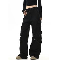 Fashion Black Cargo Jeans Look effortlessly stylish in these Fashion Black Cargo Jeans. With their sleek black color and cargo design, these jeans offer both fashion and function. The multiple pockets provide convenient storage while the relaxed fit allows for comfortable movement. Upgrade your wardrobe with these must-have jeans. Size:S: Waist: 66cm/ 25.9?in, Hips: 100cm/ 39.4?in, Length: 100cm/?39.4 inM: Waist: 70cm/ 27.6?in, Hips: 104cm/ 40.9?in, Length: 101cm/?39.8 inL: Waist: 74cm/ 29.1 in, Hips: 108cm/?42.5 in, Length: 102cm/ 40.2 inXL: Waist: 78cm/?30.7 in, Hips: 112cm/ 44.1 in, Length: 103cm/ 40.6 inMaterial: Denim