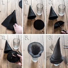 how to make a witches hat out of felt