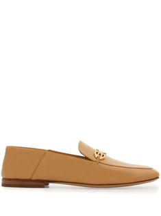 caramel brown lambskin square toe Gancini buckle branded footbed leather lining low stacked heel leather sole gold-tone hardware slip-on style Chanel 2, Caramel Brown, Iconic Bags, Demi Fine Jewelry, Flat Boots, Fine Earrings, Ballet Flat Shoes, Pump Sandals, Lady Dior