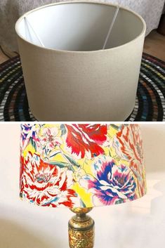 lampshade upcycle ideas Lampshade Upcycle, Easy Recycled Crafts, Recycle Projects, Rental Home Decor, Blue Velvet Fabric, Pink Napkins, Upcycle Ideas