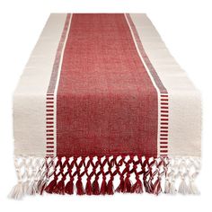 CAMZ11419 Dining & Entertaining/Table Linens/Table Runners Red Table Runner, Stripe Table, Boho Table Runner, Farmhouse Table Runners, Christmas Farmhouse, Striped Table Runner, Striped Table, Red Table, Red Barns